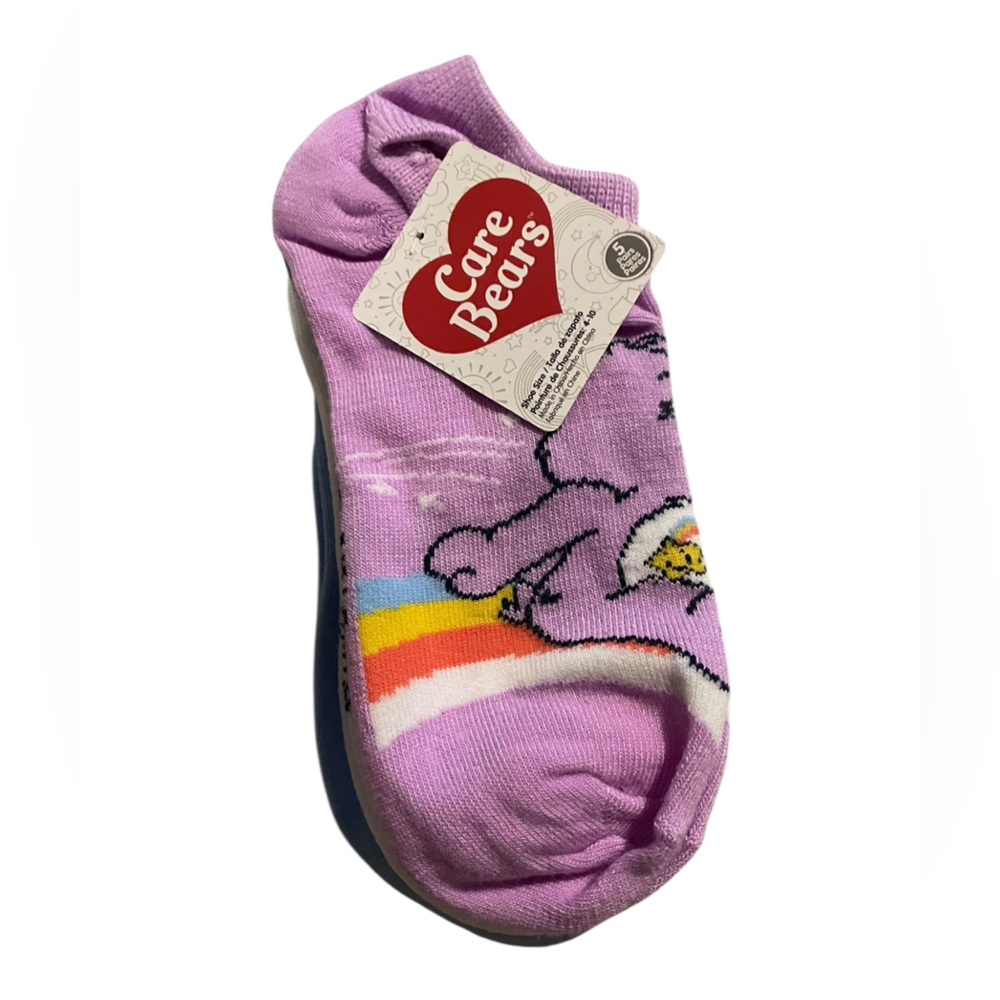 Care Bears 5-Pack Low Cut Socks‎ Women’s Size 4-10 NWT | Cartoon Socks Gift Set